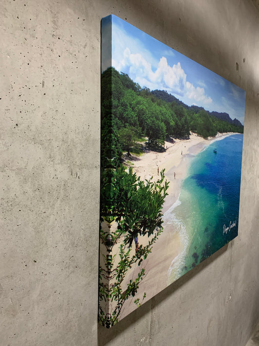 Canvas Costa Rica Impresión & Enmarcado100x80cm.